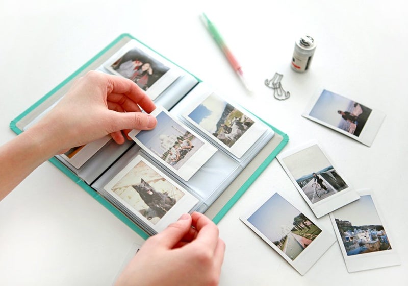 INDIGO Prism Name Card Book - Business Card Holder, Organizer, Instax Mini Photo Album (Mint) - Image 2